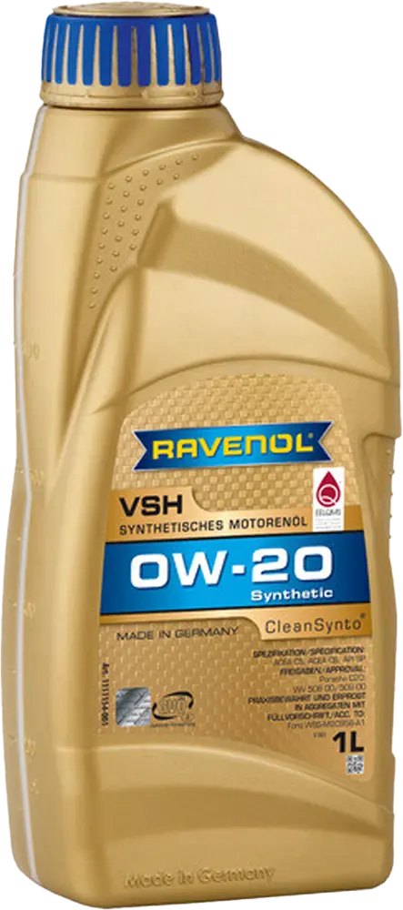 Масло мотоpное Ravenol VSH SAE 0W-20 (1л) VW 508.00 / VW 509.00 / C5