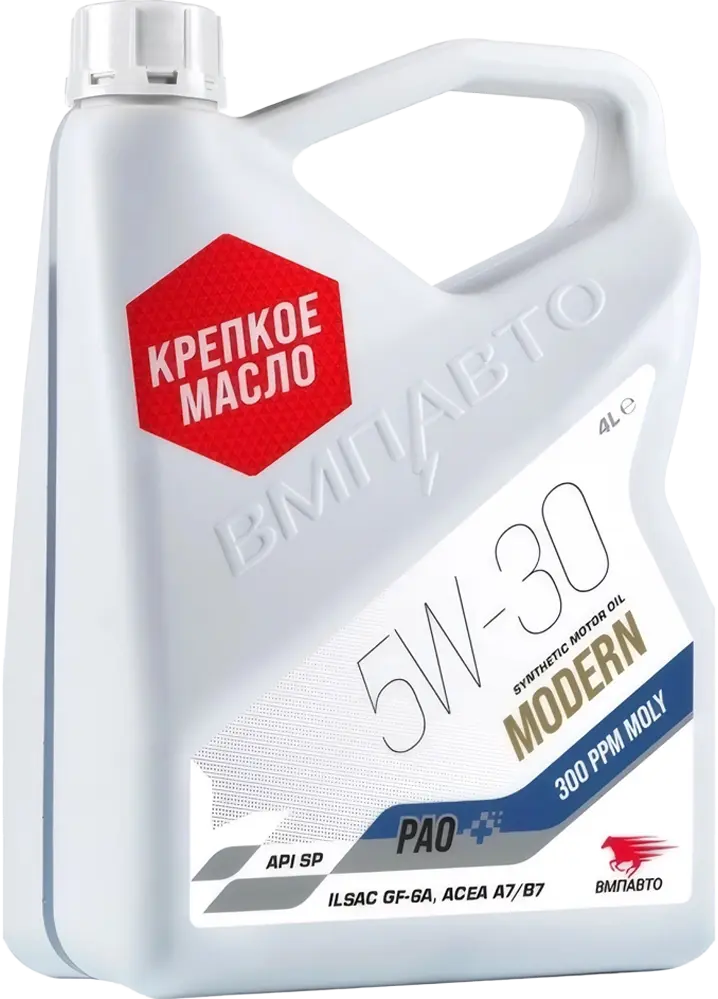 Масло моторное ВМПАВТО MODERN 5W-30 SP GF-6A A7/B7 канистра 4л.