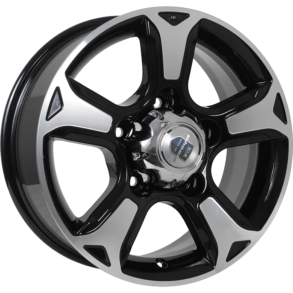 КиК Атлант 16 / 5*139.7 ET35 D108.5 J7.0 Алмаз чёрный