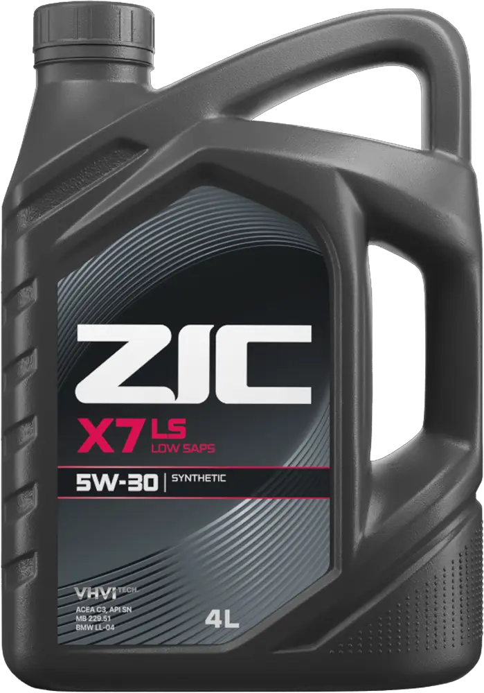 Масло моторное ZIC X7 LS 5W-30 4л