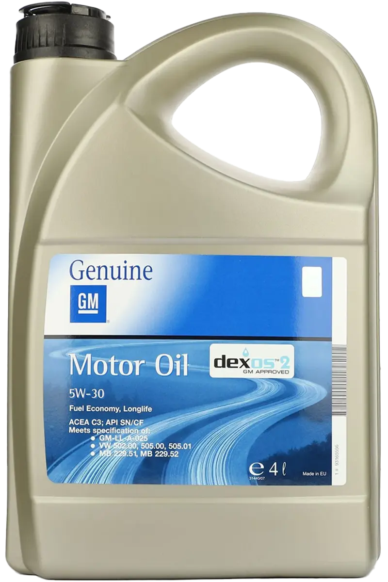 Масло моторное General Motors Dexos2 5W-30 4л