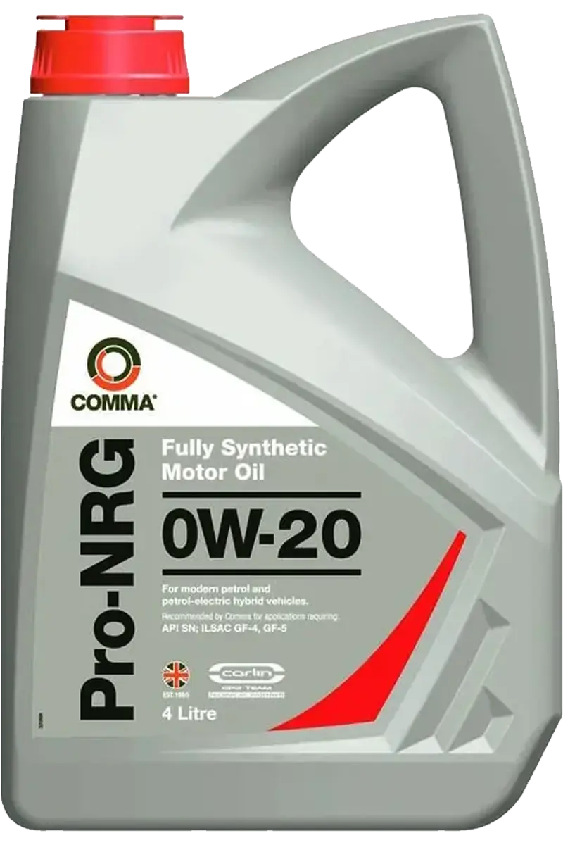 Масло моторное Comma 0W-20 Pro-NRG 4л API SP ILSAC GF-6A синтетика