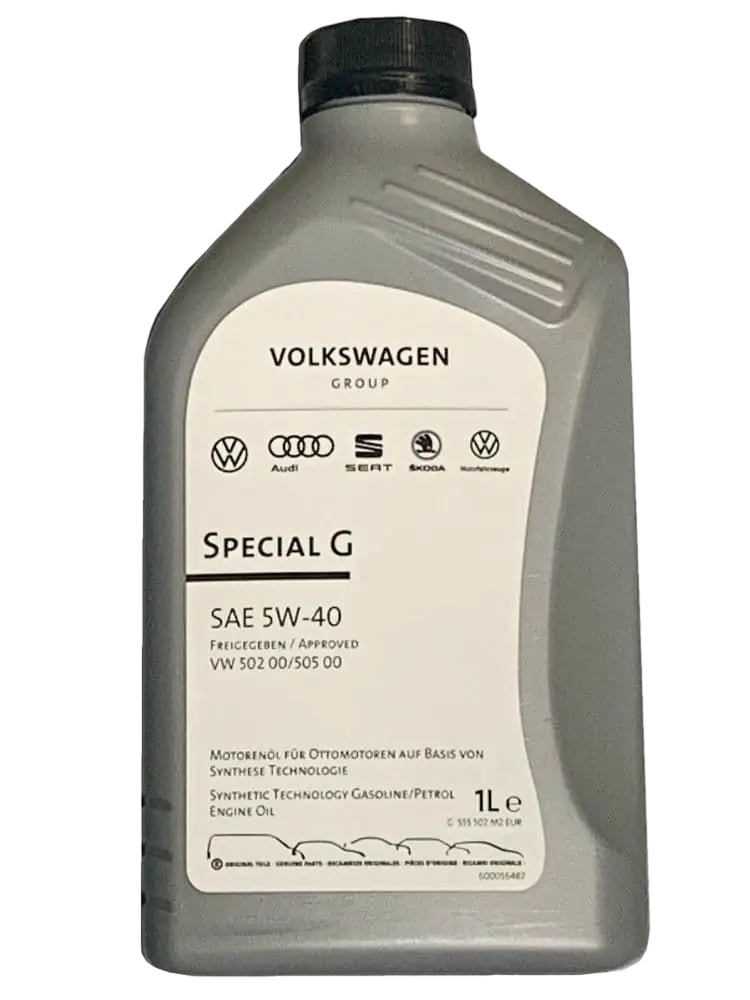 Масло моторное VAG Special G 5W-40 1л (G052167М2) G052502M2