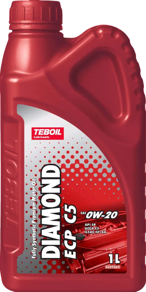Масло мотоpное Teboil Diamond ECP C5 0W-20 1л