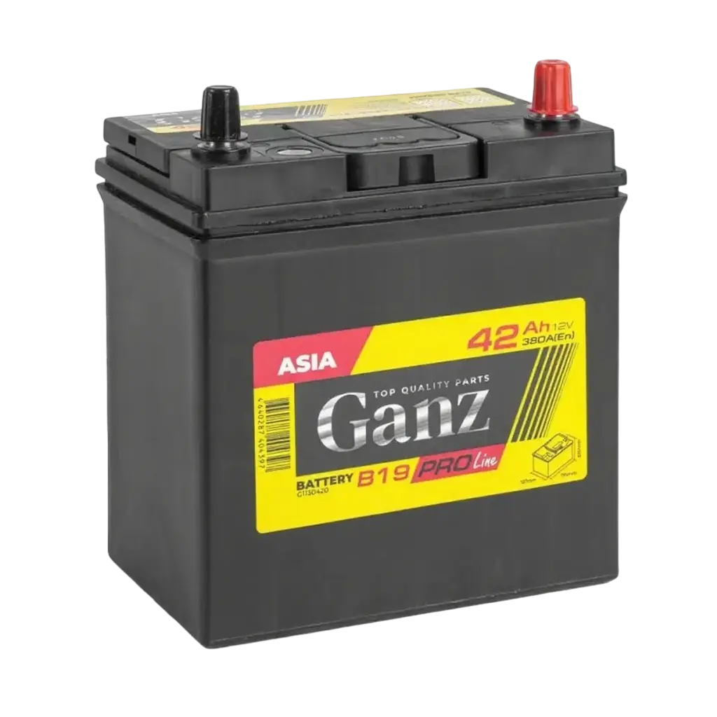 GANZ 42 А/ч о.п. 380А 12V PRO-Line JIS Asia