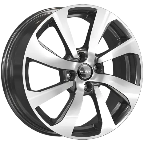 КиК KC893 16 / 4*100 ET49 D54.1 J6.0 Алмаз чёрный