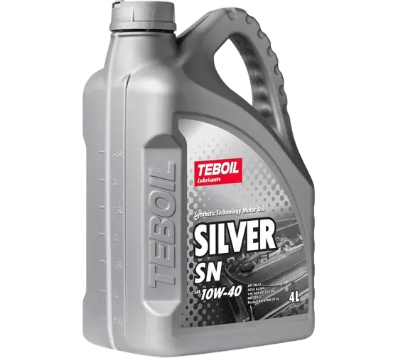Масло мотоpное Teboil Silver SN 10W40 4л.