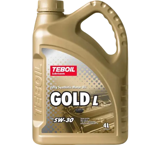 Масло мотоpное Teboil Gold L 5W-30 4л API SN/SN PLUS/SP/CF/ACEA A3/B4/VW 502.00/505.00