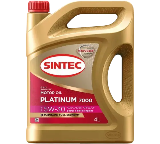 Масло моторное Sintec Platinum 5W-30 API SL ACEA A5/B5 4л