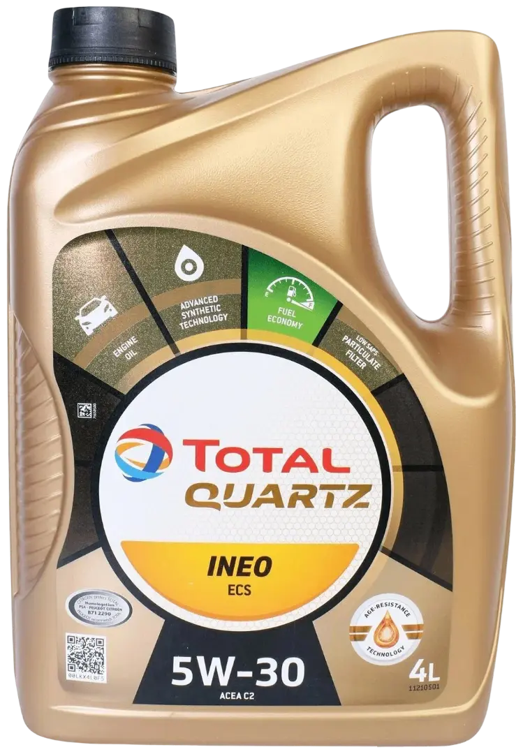 Масло моторное Total Quartz Ineo ECS 5W-30 4л (PSA)