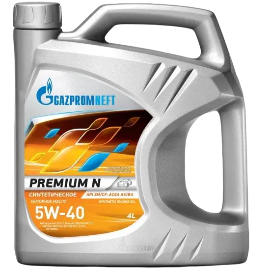 Масло моторное Gazpromneft Premium N 5W-40 SN/CF синтетическое 4 л