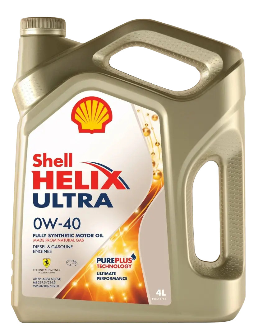 Масло мотоpное Shell Helix Ultra 0W-40 4л
