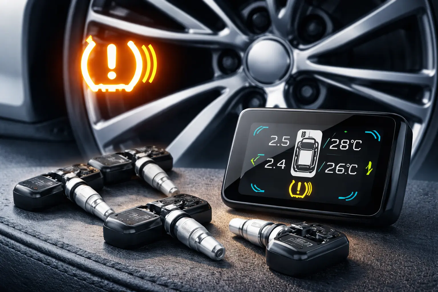 Датчики давления в колесах (TPMS)