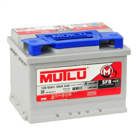 Mutlu 60 А/ч о.п. 510А 12V SBF M2