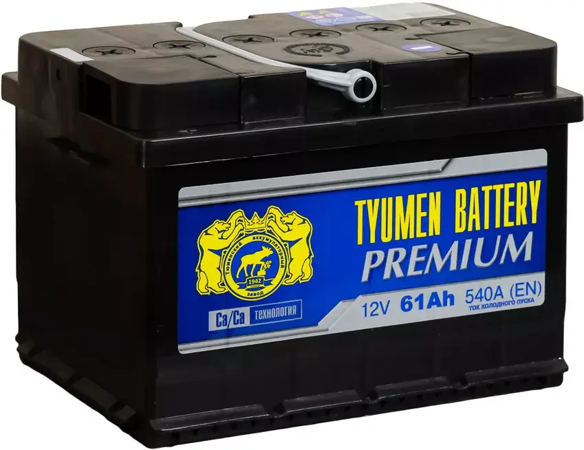 Тюмень 61 А/ч о.п. 540А 12V Premium Низкий