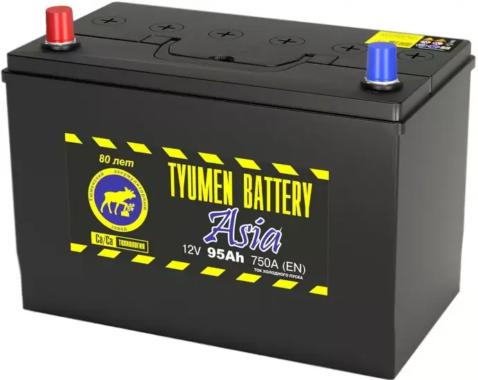 Тюмень 95 А/ч о.п. 750А 12V Asia
