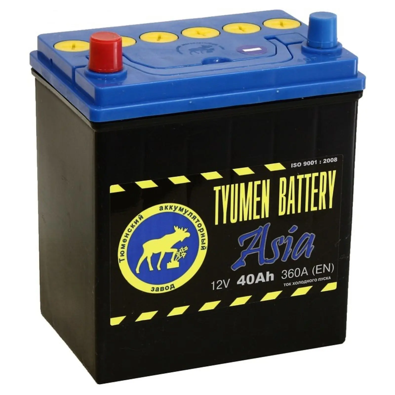 Тюмень 40 А/ч п.п. 370А 12V Asia