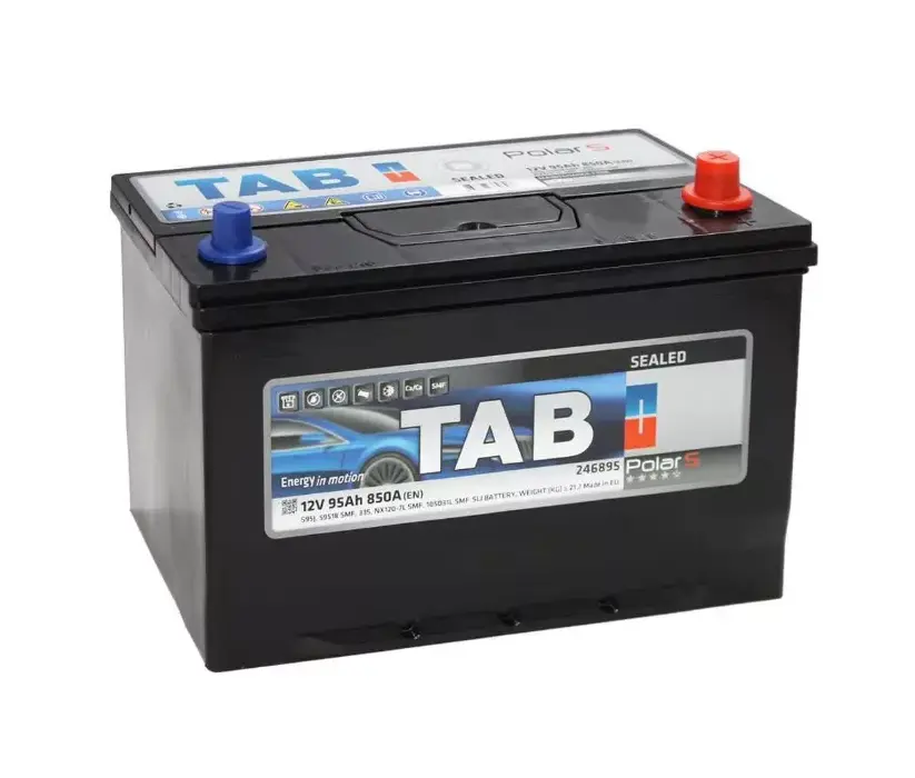 Tab 95 А/ч п.п. 850А 12V Polar JIS Asia