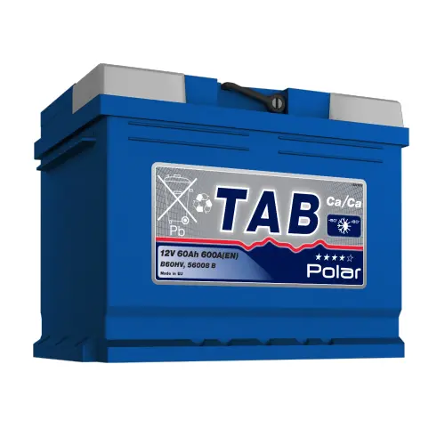 Tab 60 А/ч п.п. 600А 12V Polar(56013) НЕОБСЛУЖИВАЕМЫЙ