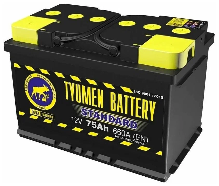 Тюмень 75 А/ч п.п. 660А 12V Standard