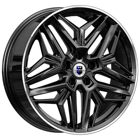КиК Колумб 19 / 5*108 ET33 D60.1 J7.0 Алмаз чёрный
