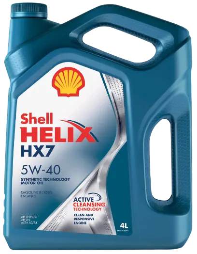Масло мотоpное Shell Helix HX7 5W-40 4л