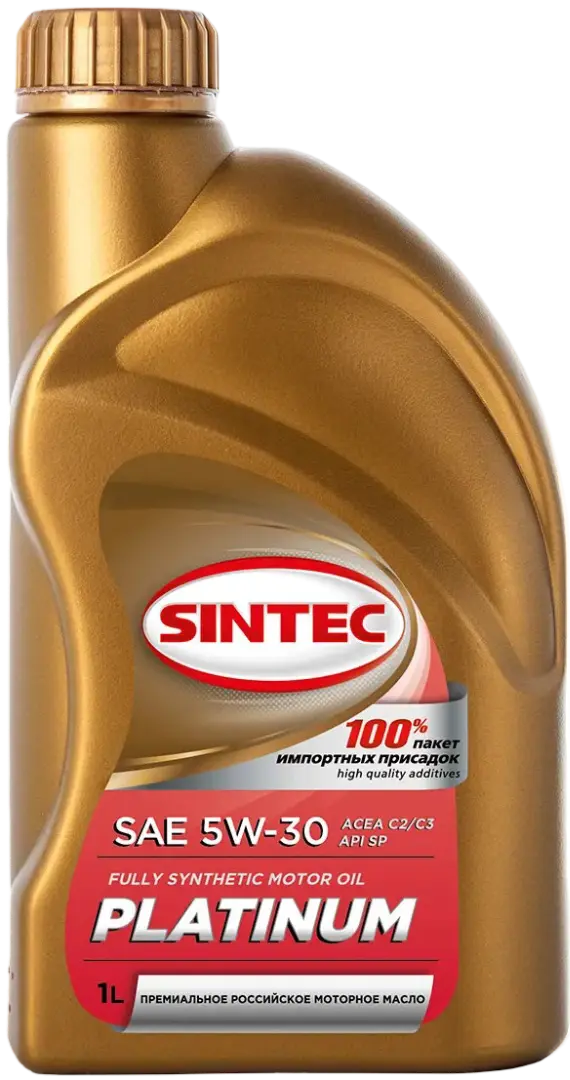 Масло моторное Sintec Platinum 5W-30 API SP ACEA C2/C3 1л