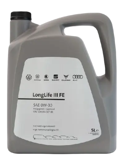 Масло моторное VAG 0W-30 LongLife FE 5л (504.00/507.00)