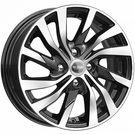КиК KC882 15 / 4*100 ET46 D54.1 J6.0 Алмаз чёрный