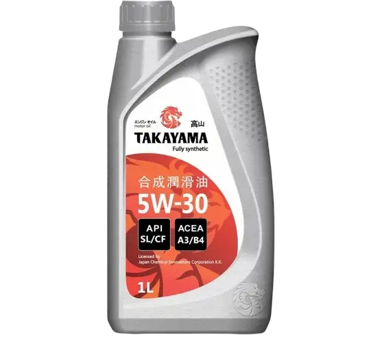 Масло моторное Takayama 5W-30 API SL/CF/ACEA A3/B4 1л пластик