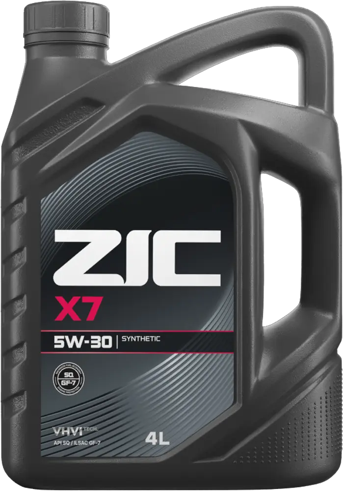 Масло моторное ZIC X7 5W-30 API SP/GF-6/GM dexos 1 Gen 2 4л