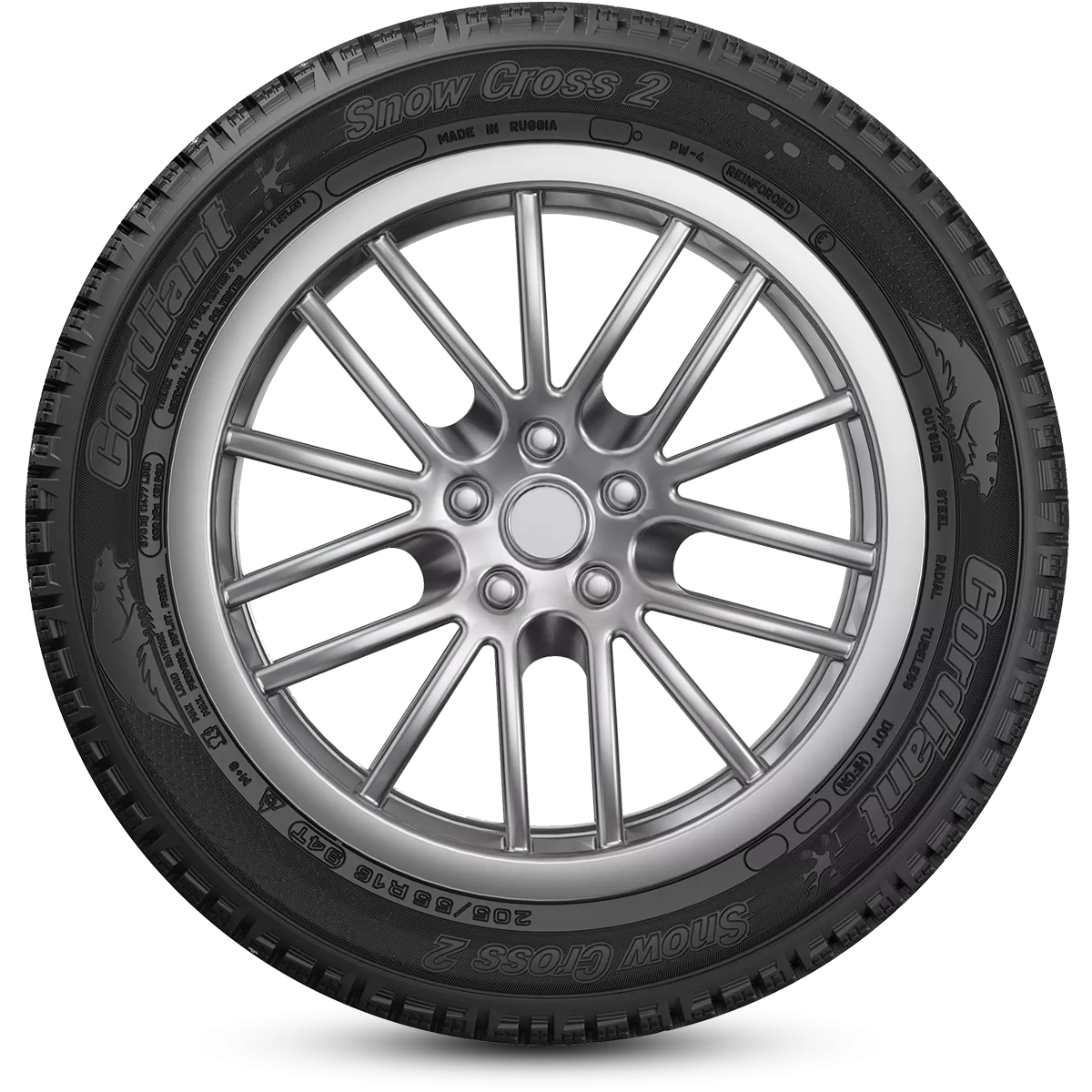 Описание Cordiant 225/65 R17 106T SnowCross 2 SUV шип