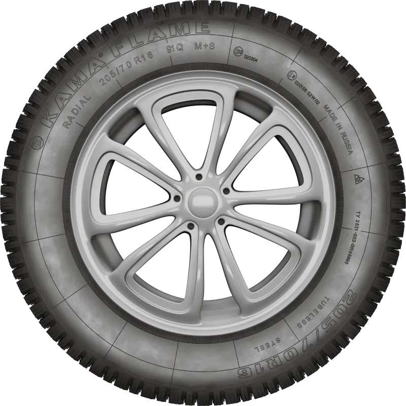 Описание Кама 205/70 R16 91Q Flame