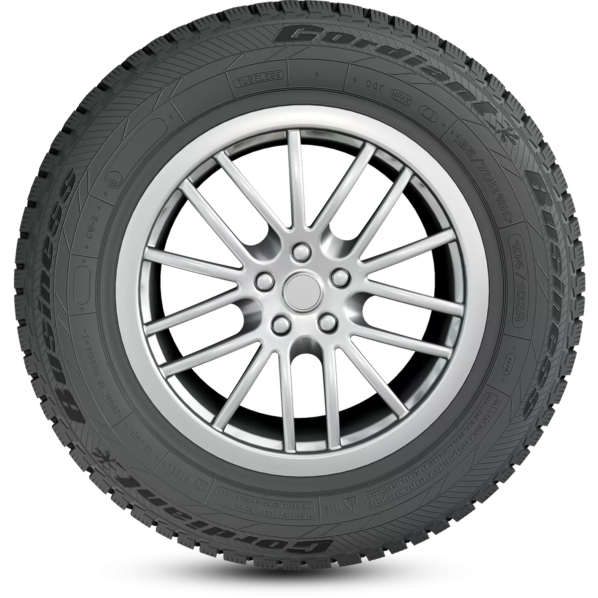 Описание Cordiant 195/75 R16C 107/105Q Business CW-2 шип