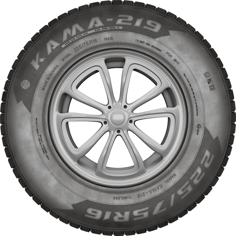 Описание Кама 225/75 R16 104Q 219