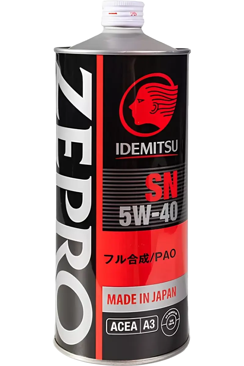 Масло моторное Idemitsu 5W-40 1L Zepro Racing SN/A3 PAO 1л