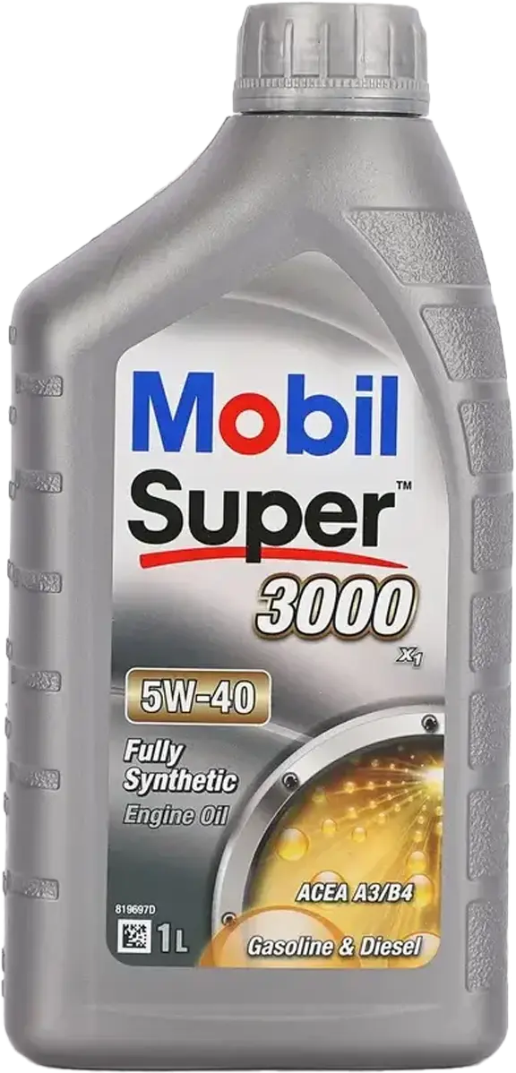 Масло моторное Mobil 5W-40 (Super 3000) 1л