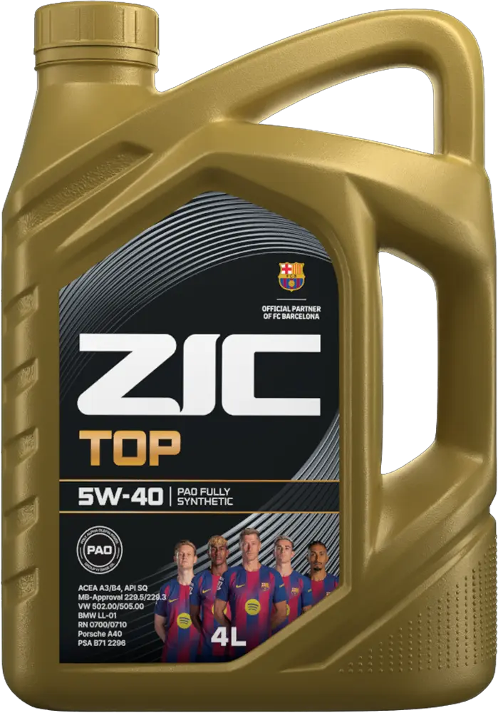 Масло моторное ZIC TOP 5W-40 PAO 4л