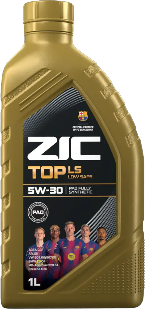 Масло моторное ZIC TOP LS 5W-30 PAO 1л