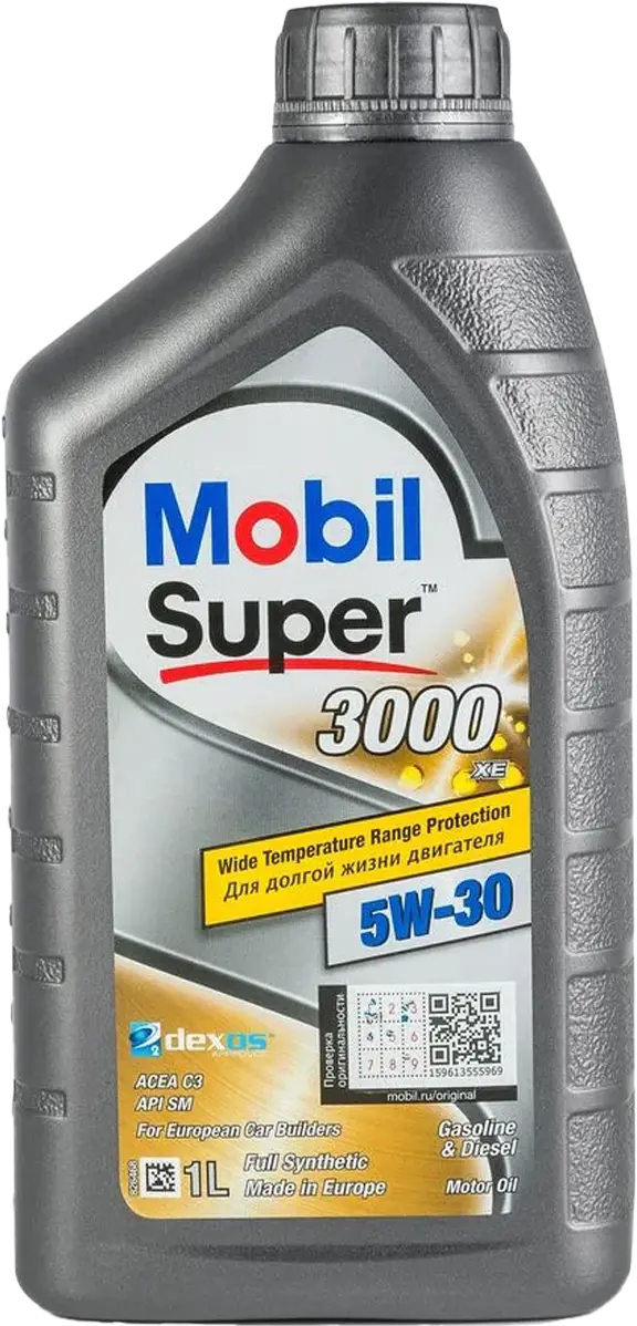 Масло моторное Mobil Super 3000 XE 5W-30 синтетическое 1 л