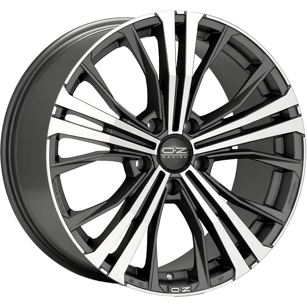 OZ Cortina 19 / 5*120 ET40 D79 J9.0 Matt Dark GraphiteDiamCut